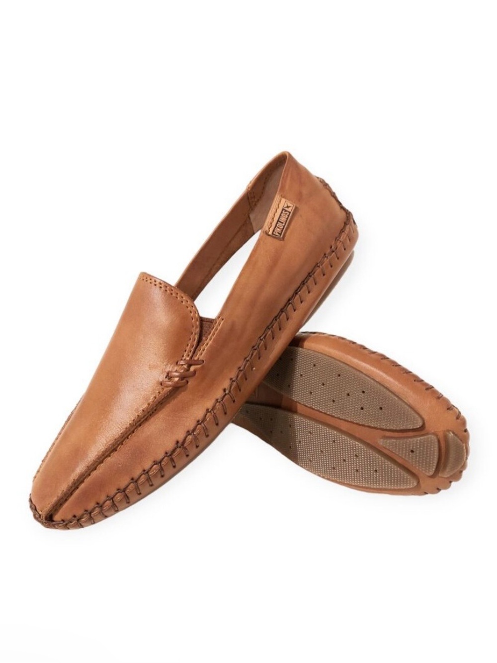 Pikolinos Jerez slip-on leather loafers In Brown-Sz EU38-US 8